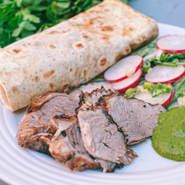 A RECIPE FOR LAMB, FLATBREADS & WILD GARLIC SALSA